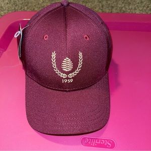 New Men's Pukka Maroon Performance Wick Tech Golf Hat PINEWOOD Golf Club Country